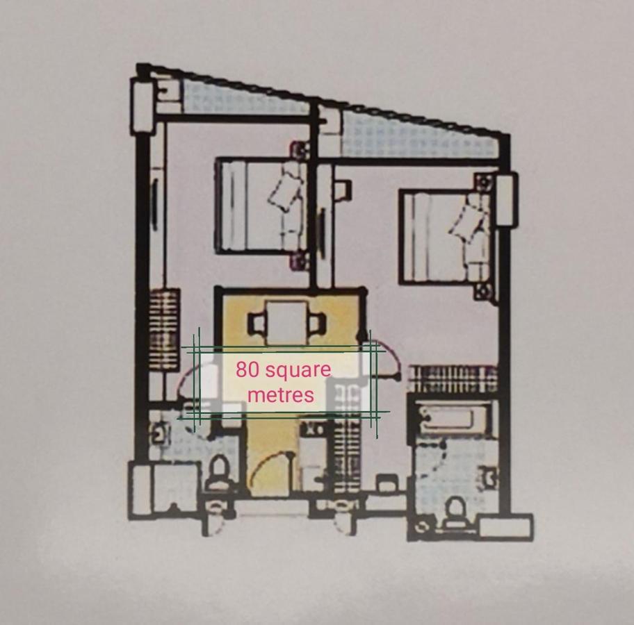 U-Home Private 80-86Sqm Adjustable 2Bedrooms Wooden Decor 80平米 Chiang Mai Eksteriør bilde
